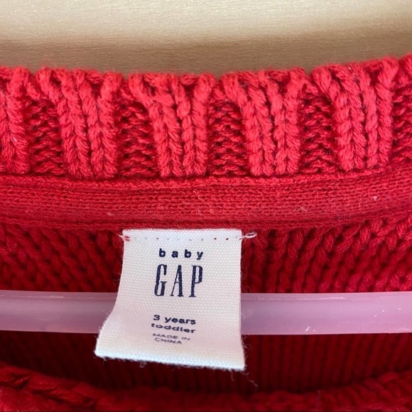 Baby Gap Red Knit Sweater - Picture 4 of 4
